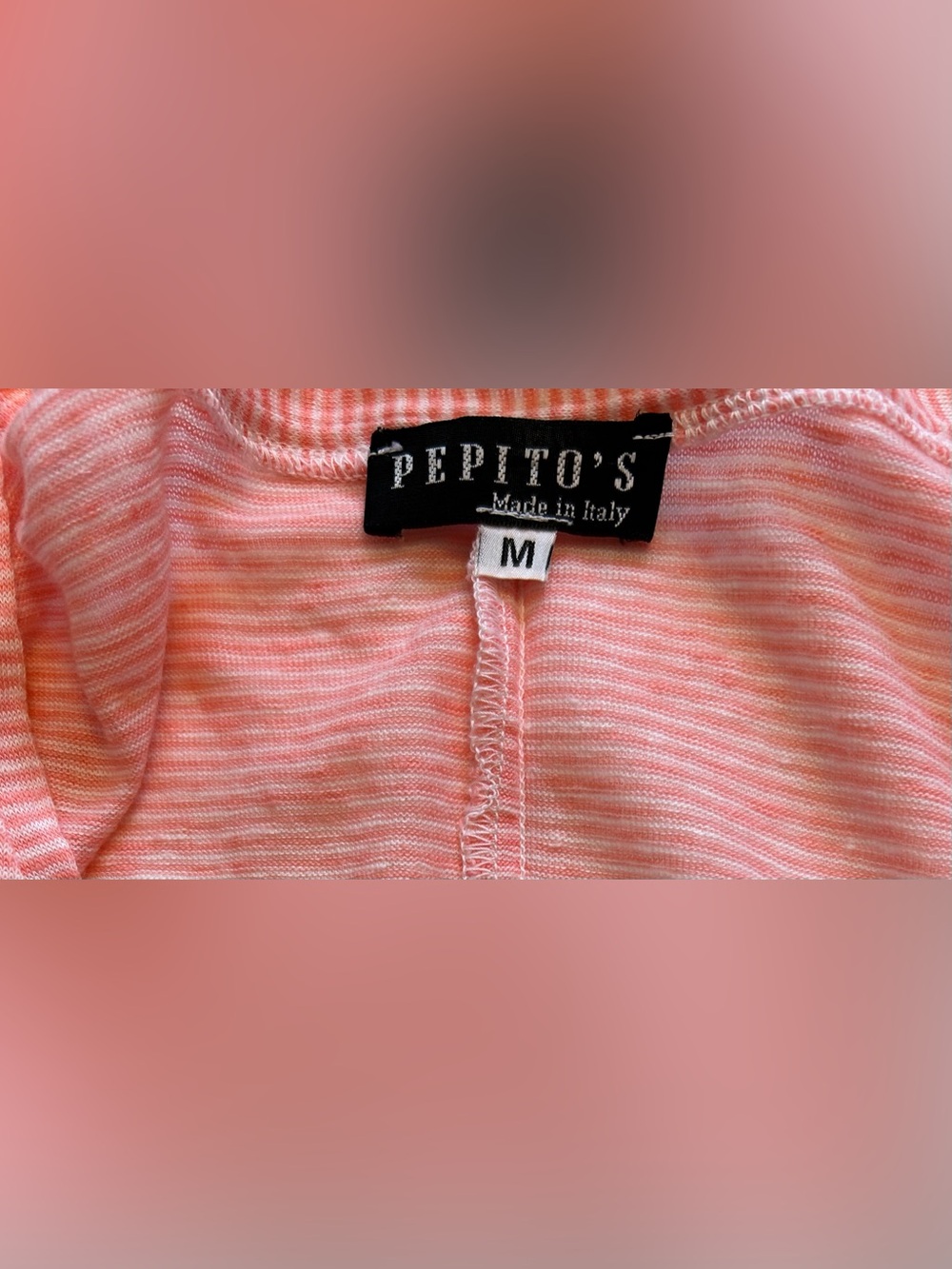 Pepito’s Positano - Made in Italy 100% Linen Tank - Oversized - Picture 3 of 12